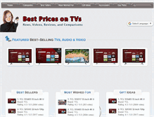 Tablet Screenshot of bestpricesontvs.com